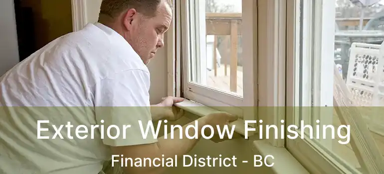  Exterior Window Finishing Financial District - BC