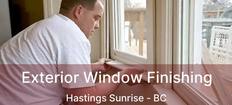  Exterior Window Finishing Hastings Sunrise - BC