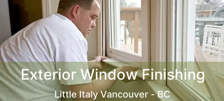  Exterior Window Finishing Little Italy Vancouver - BC