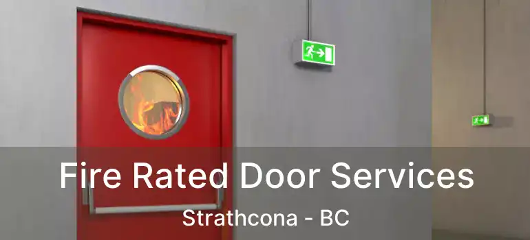  Fire Rated Door Services Strathcona - BC