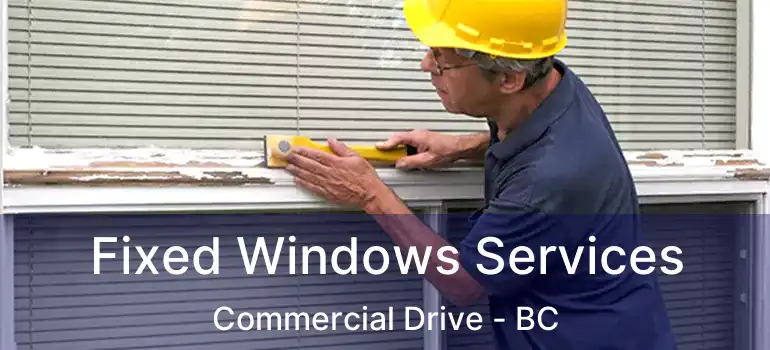  Fixed Windows Services Commercial Drive - BC