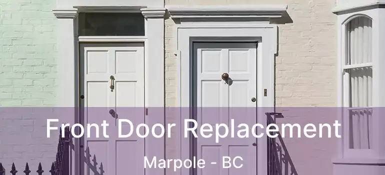  Front Door Replacement Marpole - BC
