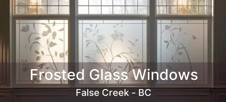  Frosted Glass Windows False Creek - BC