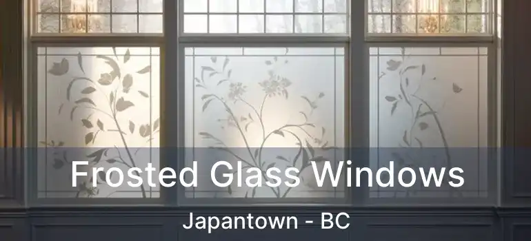  Frosted Glass Windows Japantown - BC