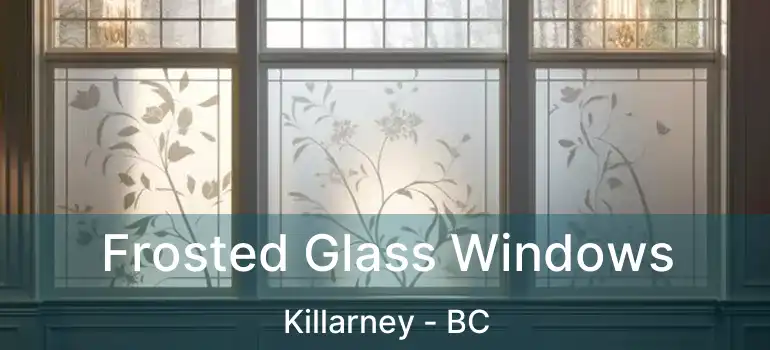  Frosted Glass Windows Killarney - BC