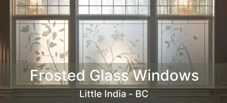  Frosted Glass Windows Little India - BC