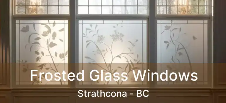  Frosted Glass Windows Strathcona - BC