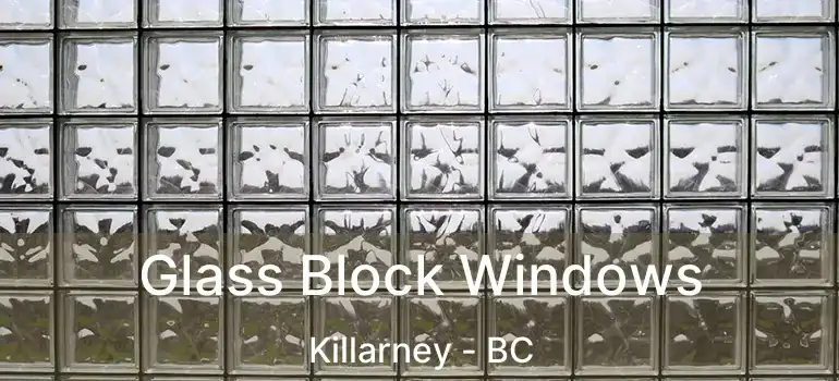  Glass Block Windows Killarney - BC