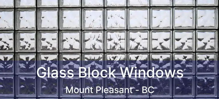  Glass Block Windows Mount Pleasant - BC