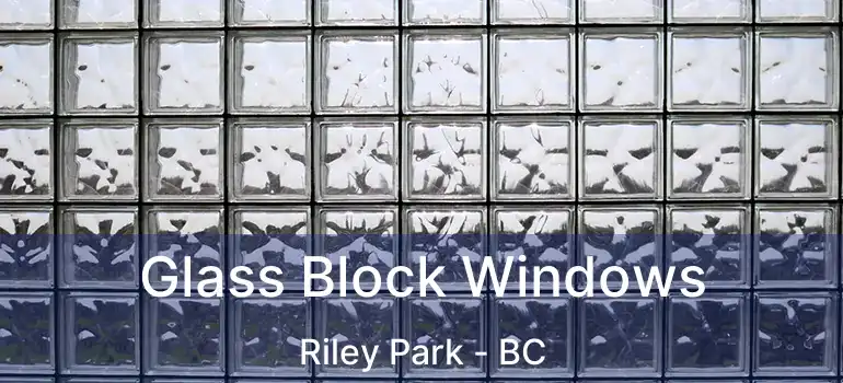  Glass Block Windows Riley Park - BC