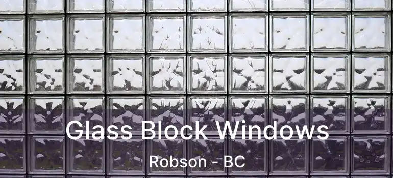  Glass Block Windows Robson - BC