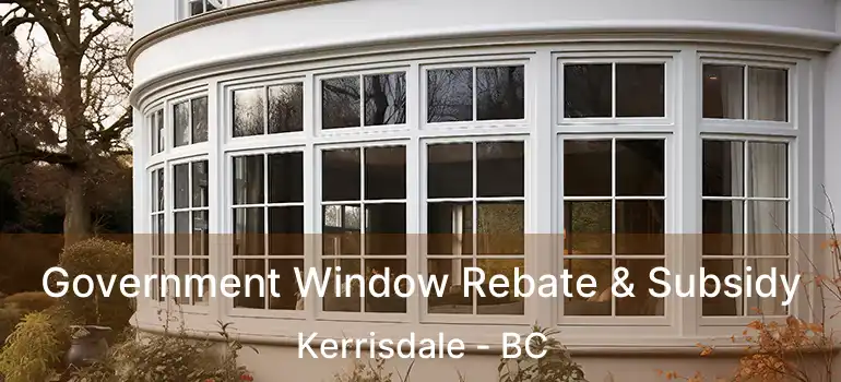  Government Window Rebate & Subsidy Kerrisdale - BC