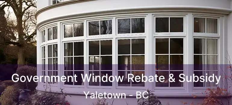 Government Window Rebate & Subsidy Yaletown - BC