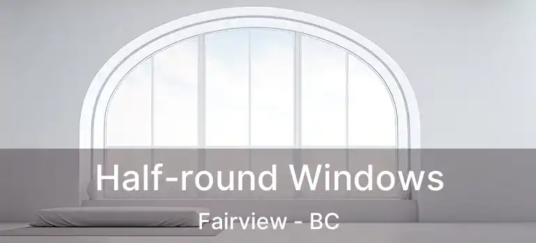 Half-round Windows Fairview - BC