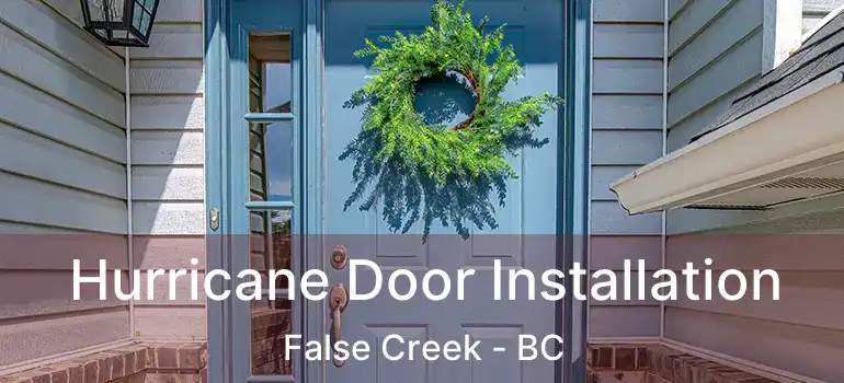  Hurricane Door Installation False Creek - BC