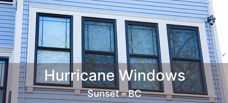  Hurricane Windows Sunset - BC