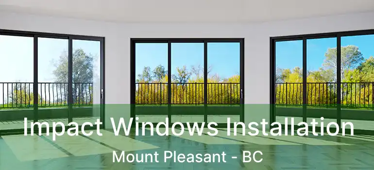  Impact Windows Installation Mount Pleasant - BC