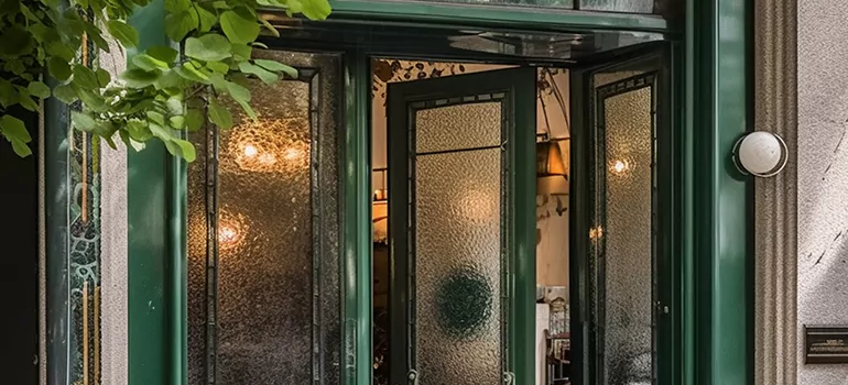 Frosted Pantry Door in Vancouver, British Columbia