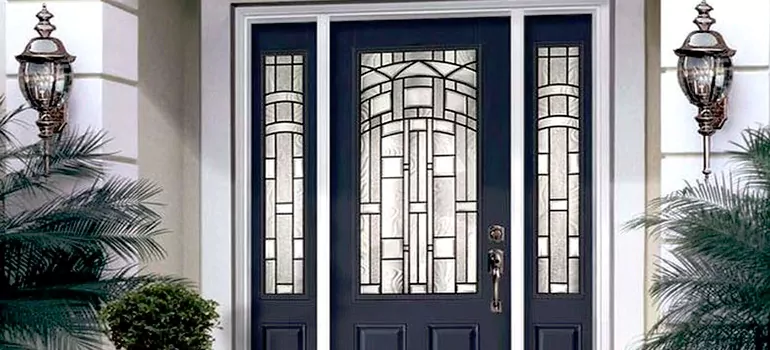 Stained Glass Door Panels in Vancouver, British Columbia