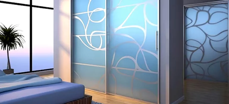 Frosting Glass Cabinet Doors in Vancouver, BC