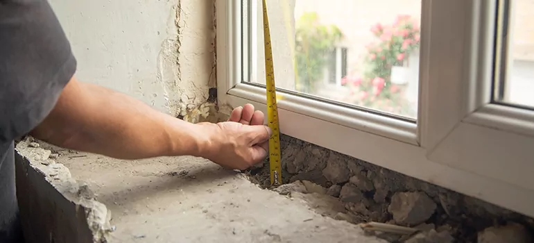 Window Sill Without Apron in Vancouver, BC