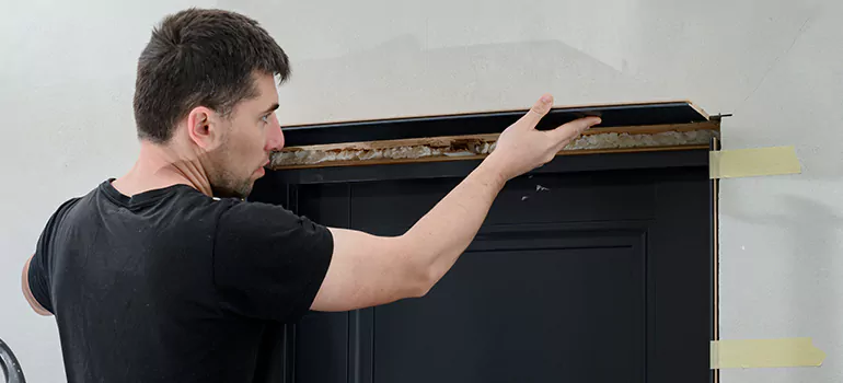 Wood Door Hole Repair in Vancouver, BC