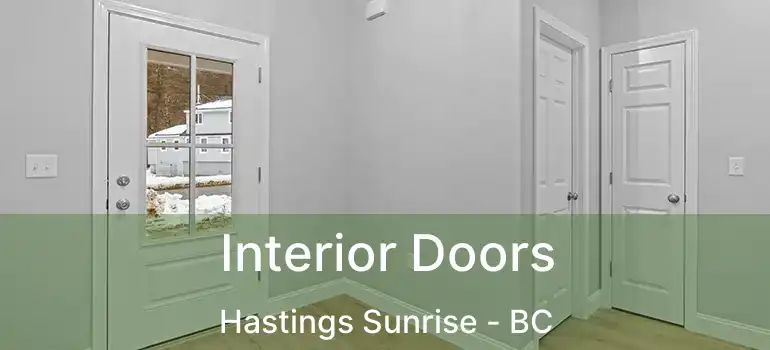  Interior Doors Hastings Sunrise - BC