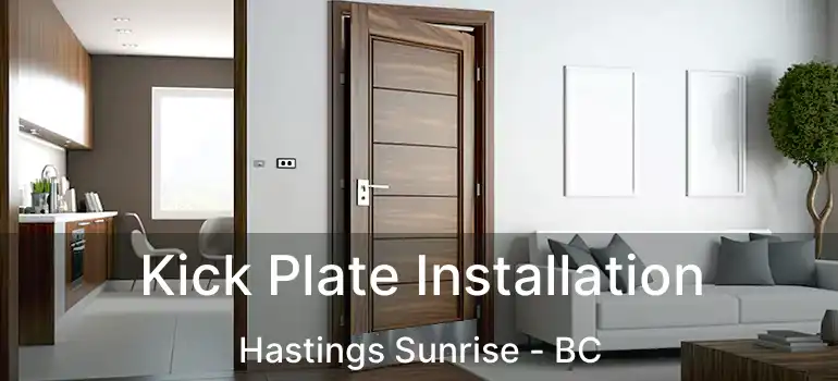  Kick Plate Installation Hastings Sunrise - BC