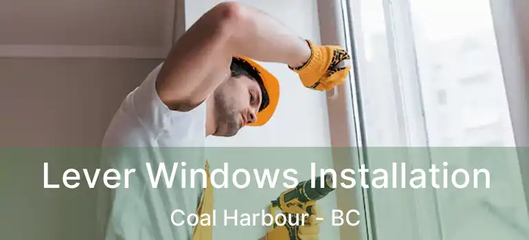  Lever Windows Installation Coal Harbour - BC
