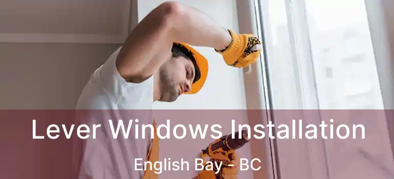  Lever Windows Installation English Bay - BC