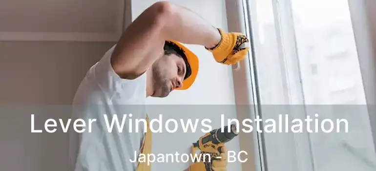  Lever Windows Installation Japantown - BC