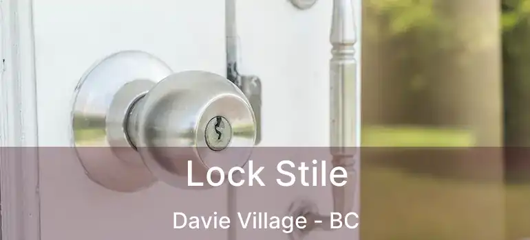  Lock Stile Davie Village - BC