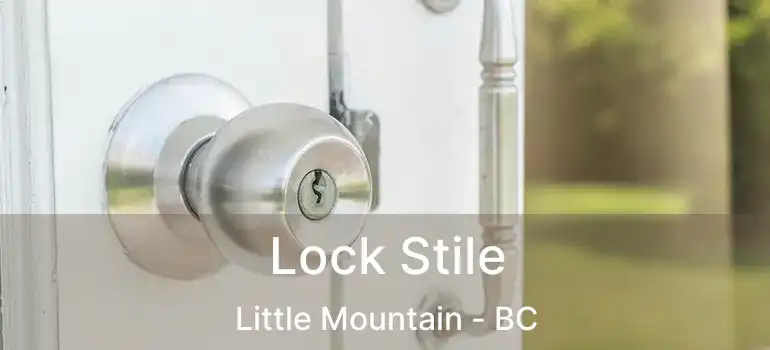 Lock Stile Little Mountain - BC