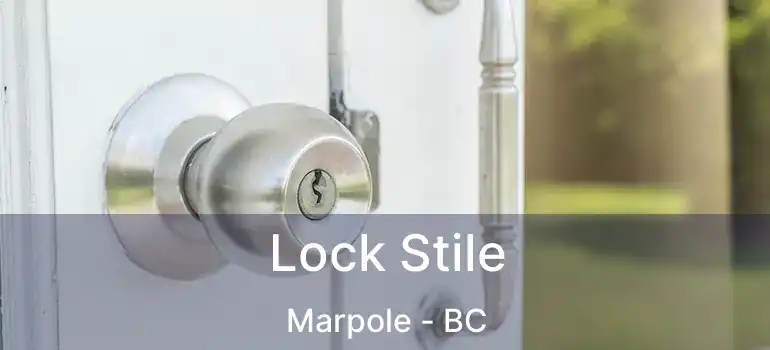  Lock Stile Marpole - BC