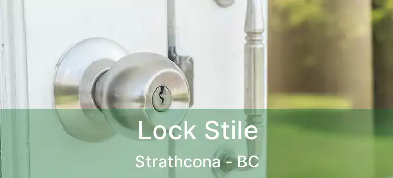  Lock Stile Strathcona - BC