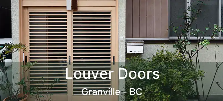  Louver Doors Granville - BC