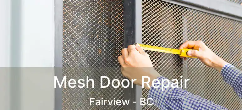  Mesh Door Repair Fairview - BC
