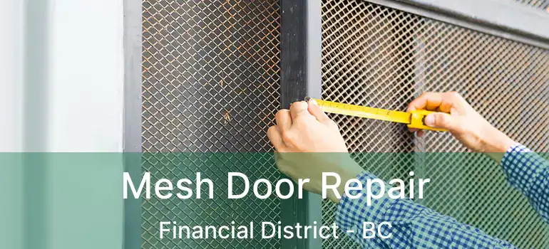  Mesh Door Repair Financial District - BC