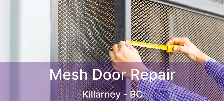  Mesh Door Repair Killarney - BC