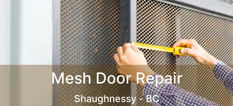  Mesh Door Repair Shaughnessy - BC