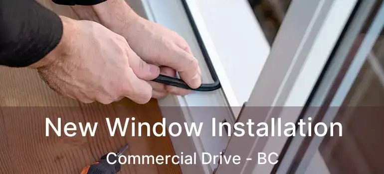  New Window Installation Commercial Drive - BC
