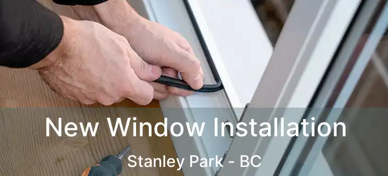  New Window Installation Stanley Park - BC