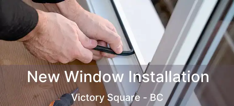  New Window Installation Victory Square - BC