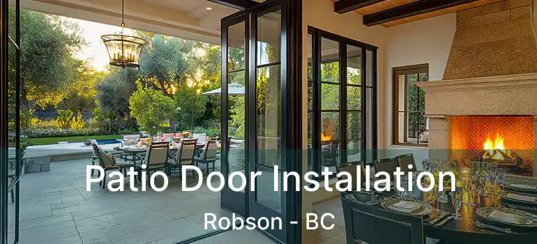  Patio Door Installation Robson - BC