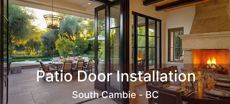  Patio Door Installation South Cambie - BC