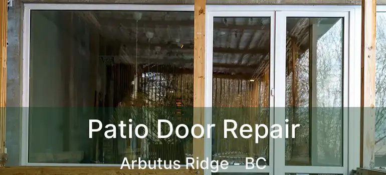  Patio Door Repair Arbutus Ridge - BC