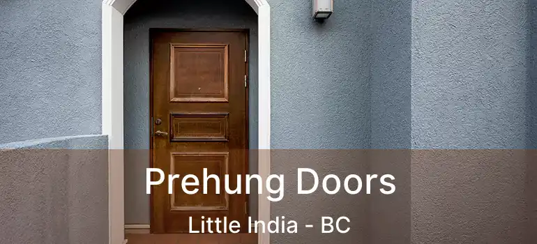  Prehung Doors Little India - BC