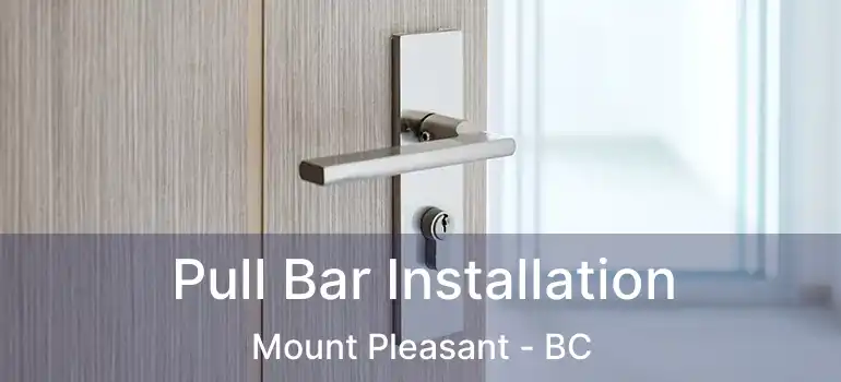  Pull Bar Installation Mount Pleasant - BC