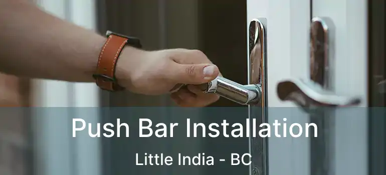  Push Bar Installation Little India - BC