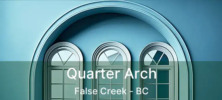  Quarter Arch False Creek - BC